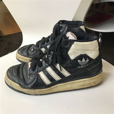 old school adidas leather shoes